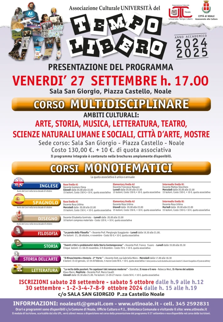 UTL Noale: è tempo di partire! UTL Noale: è tempo di partire!
